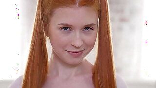 Grey and Young ! First anal with redhead baby Aliska Dark